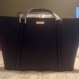 Kate Spade Navy Blue Tote Bag